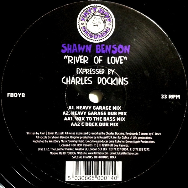 Shawn Benson - River Of Love | Fatt Boy Records (FBOY8) - main Shawn Benson - River Of Love | Fatt Boy Records (FBOY8) - main