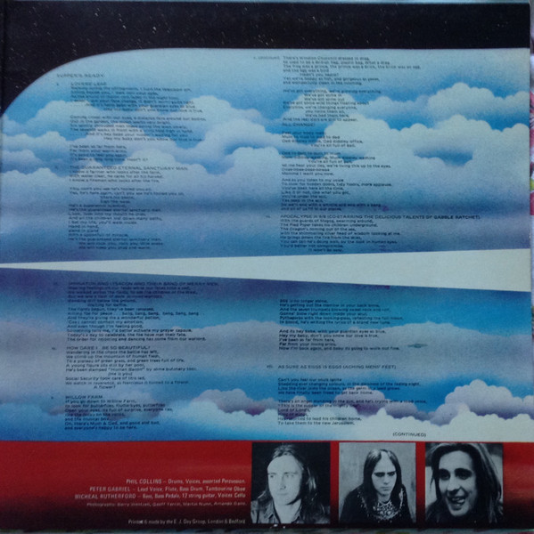 Genesis - Foxtrot | Charisma (CAS 1058) - 3