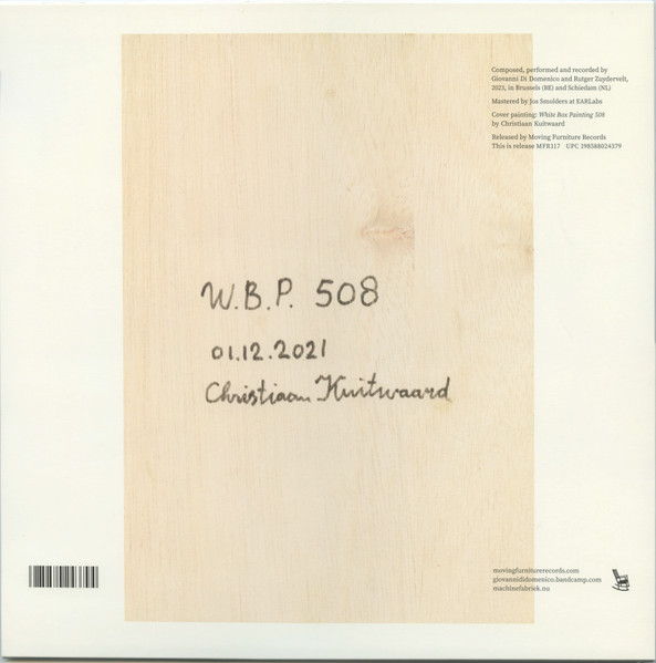 Giovanni Di Domenico & Rutger Zuydervelt - Painting A Picture / Picture A Painting | Moving Furniture Records (MFR117) - 2 Giovanni Di Domenico & Rutger Zuydervelt - Painting A Picture / Picture A Painting | Moving Furniture Records (MFR117) - 2