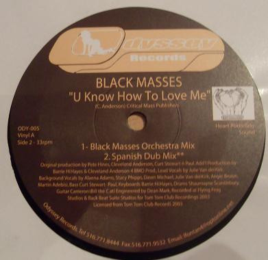 Black Masses - U Know How To Love Me | Odyssey Records (ODY 005)