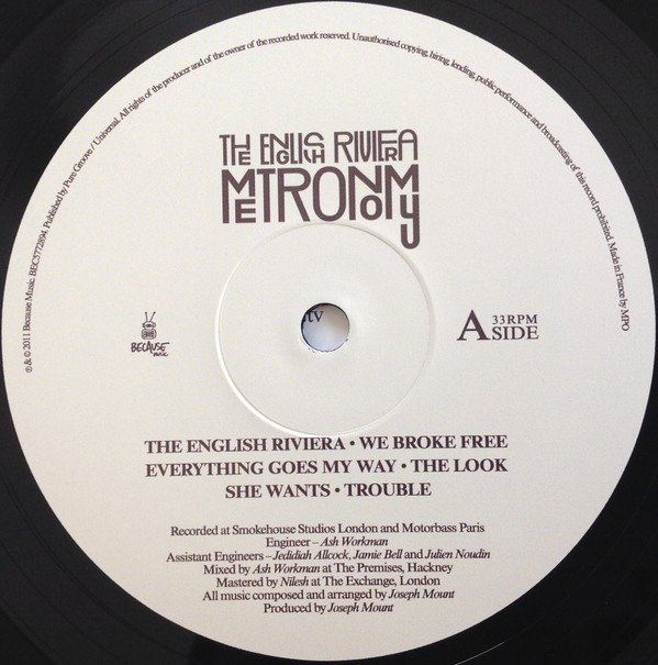 Metronomy - The English Riviera | Because Music (BEC5772894) - 3
