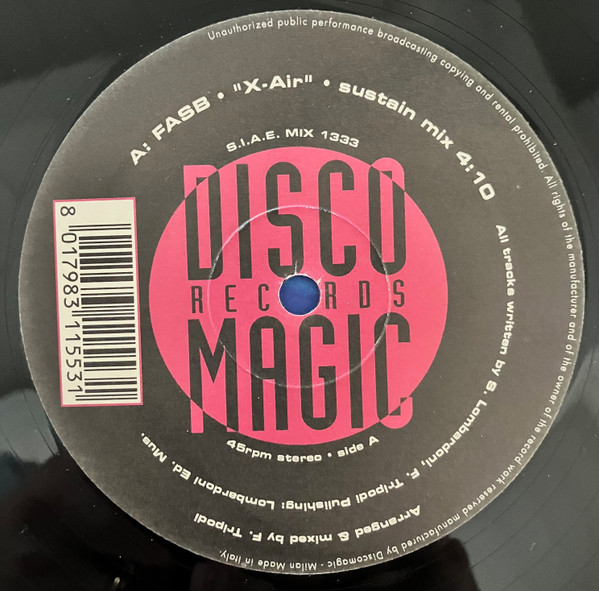 FASB - X-Air | Discomagic Records (MIX 1333) - 4