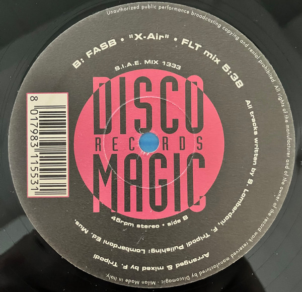 FASB - X-Air | Discomagic Records (MIX 1333) - 3