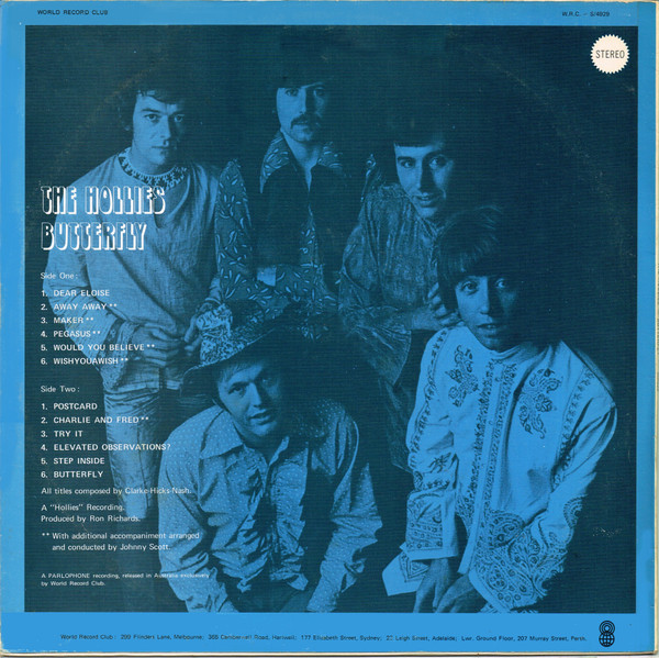 The Hollies - Butterfly | World Record Club (S/4929) - 2