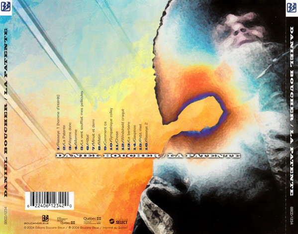 Daniel Boucher - La Patente (CD) | Boucane Bleue (BBCD-1234) - 3