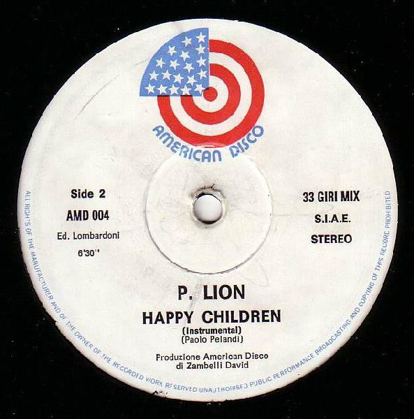 P. Lion - Happy Children | American Disco (AMD 004) - 4