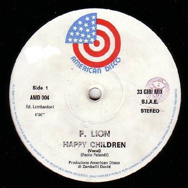 P. Lion - Happy Children | American Disco (AMD 004) - 3