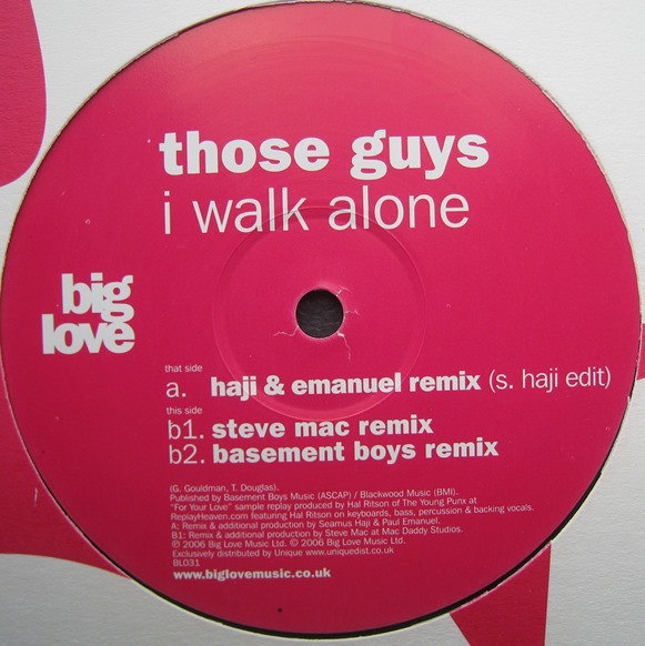 Those Guys - I Walk Alone | Big Love (BL031) - 2 Those Guys - I Walk Alone | Big Love (BL031) - 2