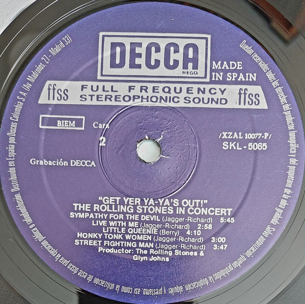 The Rolling Stones - Get Yer Ya-Ya's Out! - The Rolling Stones In Concert | Decca (SKL 5065) - 4 The Rolling Stones - Get Yer Ya-Ya's Out! - The Rolling Stones In Concert | Decca (SKL 5065) - 4