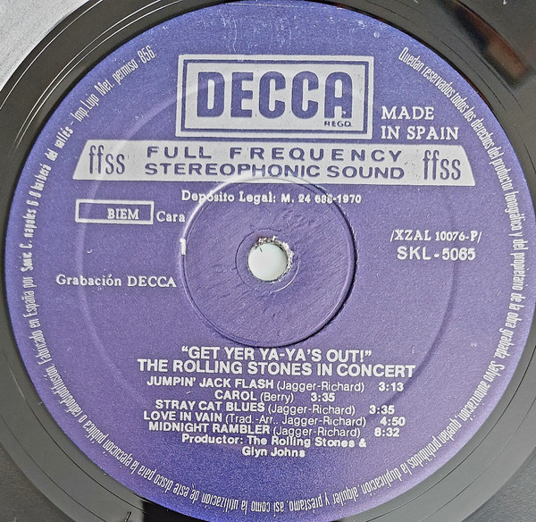 The Rolling Stones - Get Yer Ya-Ya's Out! - The Rolling Stones In Concert | Decca (SKL 5065) - 3 The Rolling Stones - Get Yer Ya-Ya's Out! - The Rolling Stones In Concert | Decca (SKL 5065) - 3