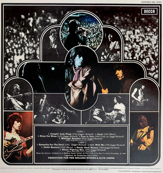 The Rolling Stones - Get Yer Ya-Ya's Out! - The Rolling Stones In Concert | Decca (SKL 5065) - 2 The Rolling Stones - Get Yer Ya-Ya's Out! - The Rolling Stones In Concert | Decca (SKL 5065) - 2