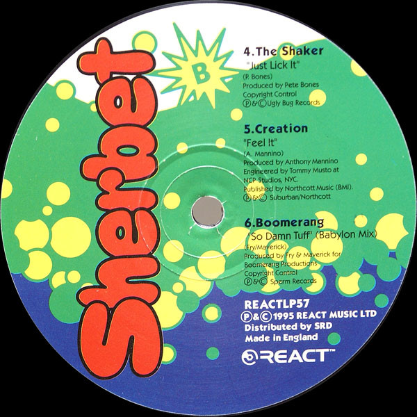 Pete Wardman - Sherbet | React (REACTLP57) - 4 Pete Wardman - Sherbet | React (REACTLP57) - 4