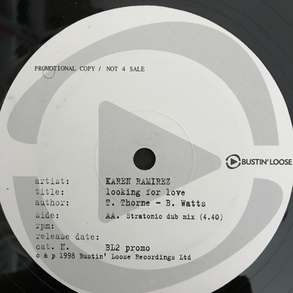 Karen Ramirez - Looking For Love | Bustin' Loose Recordings (BL2 PROMO) Karen Ramirez - Looking For Love | Bustin' Loose Recordings (BL2 PROMO)