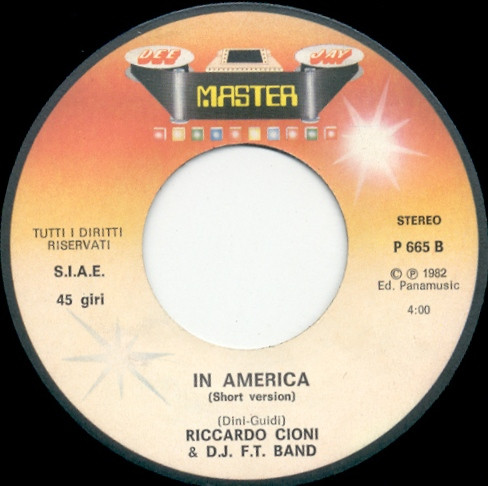 Riccardo Cioni & D.J.F.T. Band - In America | Master Dee Jay (P 665) - 3
