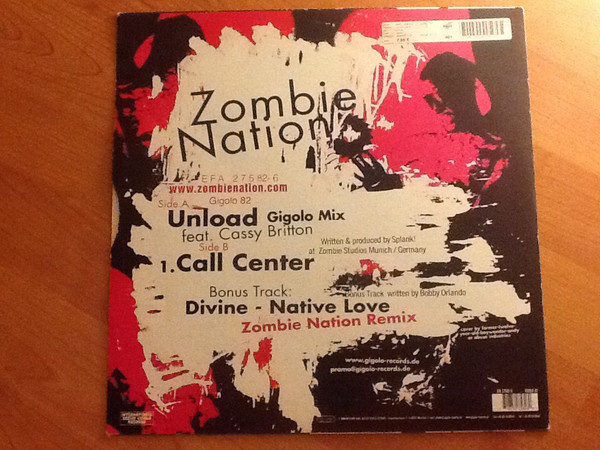 Zombie Nation - Unload | International Deejay Gigolo Records (Gigolo 82) - 2 Zombie Nation - Unload | International Deejay Gigolo Records (Gigolo 82) - 2