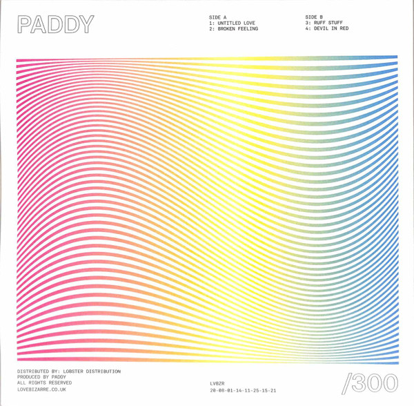 PADDY - Untitled Love | Love Bizarre (LVBZR005)