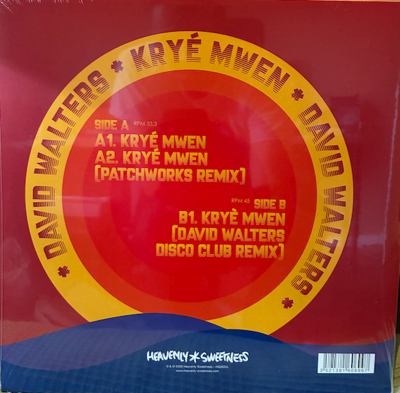 David Walters - Kryé Mwen - Disco Club Remix | Heavenly Sweetness (HS283VL) - 2