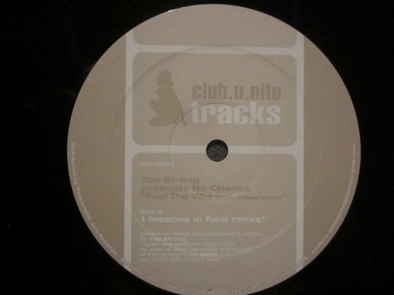 Too Strong Presents No Chance - Feel The Vibe (DJs In A Deep House) | Club U Nite Tracks (Cunt0014) Too Strong Presents No Chance - Feel The Vibe (DJs In A Deep House) | Club U Nite Tracks (Cunt0014)