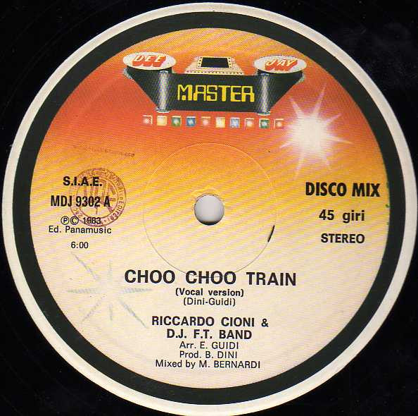 Riccardo Cioni & D.J.F.T. Band - Choo Choo Train | Master Dee Jay (MDJ 9302) - 3