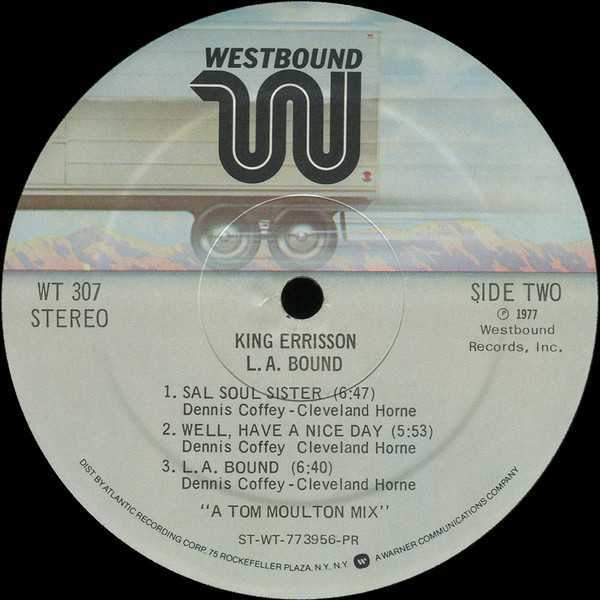 King Errisson - L.A. Bound | Westbound Records (WT 307) - 4