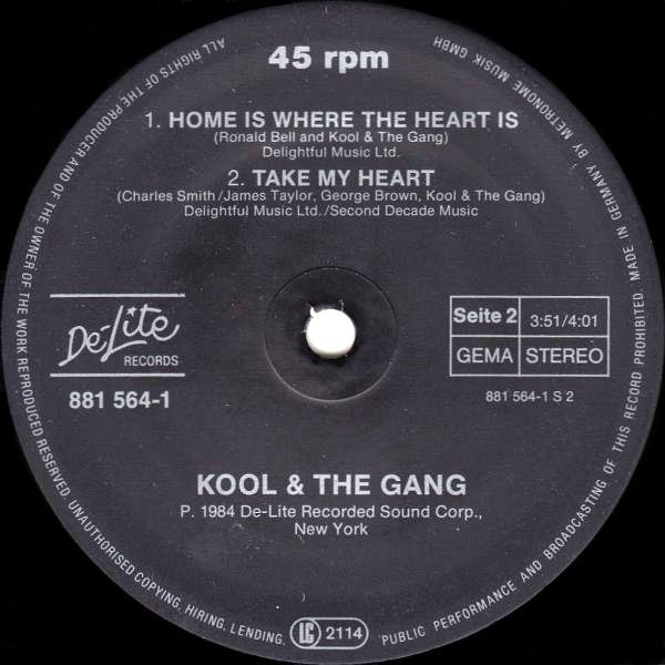 Kool & The Gang - Fresh | De-Lite Records (881 564-1) - 4