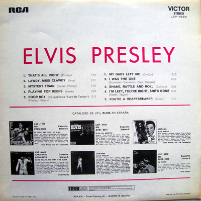 Elvis Presley - For LP Fans Only | RCA Victor (LSP-1990) - 2