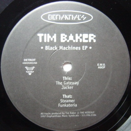 Tim Baker - Black Machines EP | Elephanthaus (ER001) - main