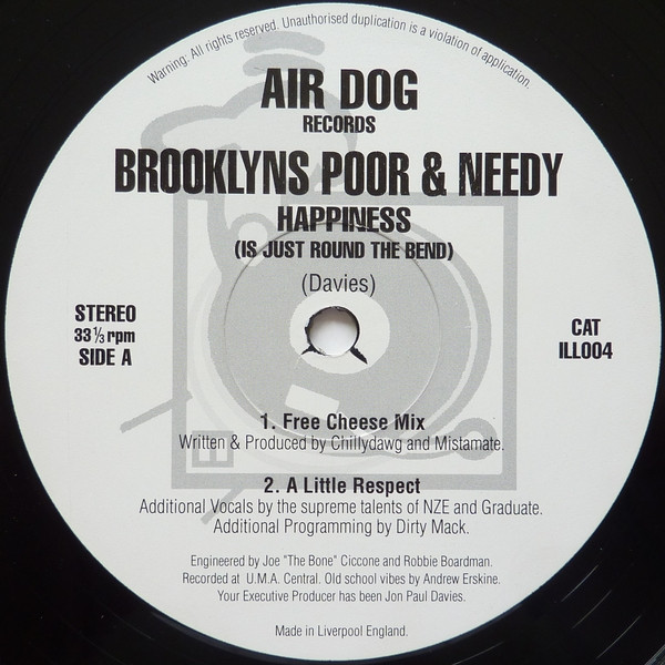 Brooklyn's Poor And Needy - Happiness (Is Just Round The Bend) | Air Dog Records (ILL004) - 3