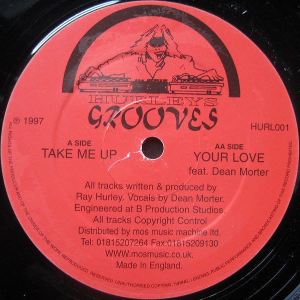 Ray Hurley - Take Me Up / Your Love | Hurleys Grooves (HURL001) - main