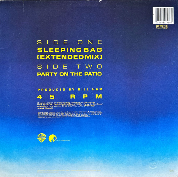 ZZ Top - Sleeping Bag | Warner Bros. Records (920 395-0) - 2