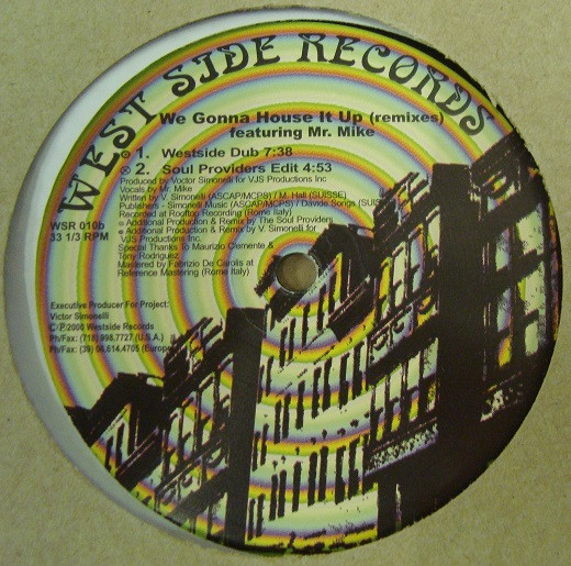 Victor Simonelli - We Gonna House It Up (Remixes) | West Side Records (WSR 010) - main