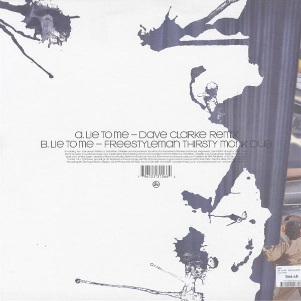 Slam Featuring Ann Saunderson - Lie To Me (Remixes) | Soma Quality Recordings (Soma 156R) - 2 Slam Featuring Ann Saunderson - Lie To Me (Remixes) | Soma Quality Recordings (Soma 156R) - 2