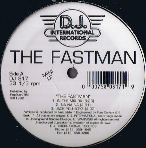 The Fastman - The Fastman | D.J. International Records (DJ 817) The Fastman - The Fastman | D.J. International Records (DJ 817)