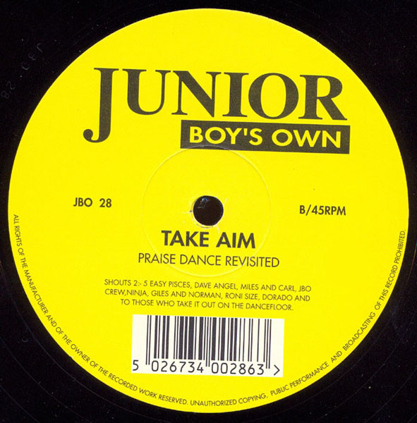 Take Aim - Praise Dance | Junior Boy's Own (JBO 28)