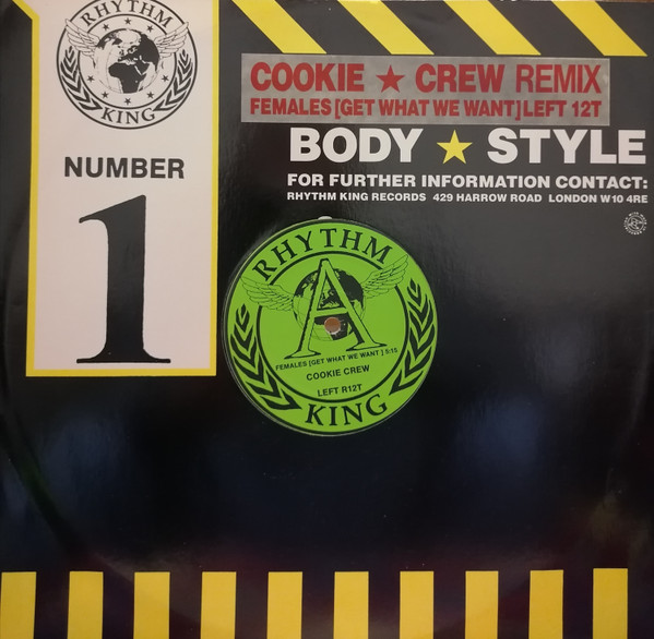 The Cookie Crew - Females (Get What We Want) | Rhythm King (LEFT R12T) - main