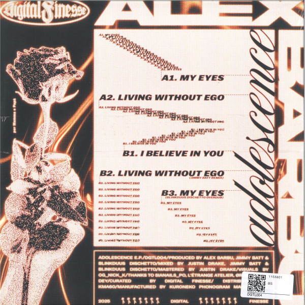 Alex Barbu - Adolescence Ep | Digital Finesse (DGTL004) - 2