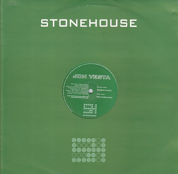 Jon Vesta - Substance | Stonehouse Records (STONE002)