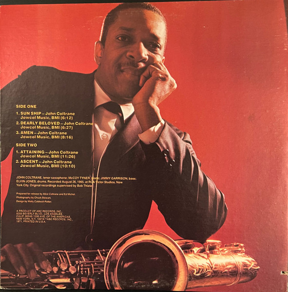 John Coltrane - Sun Ship | MCA Records (MCA-29028) - 2