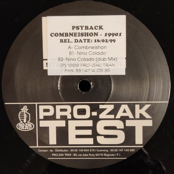 Psyback - Combneishon | Pro-Zak Trax (19901)