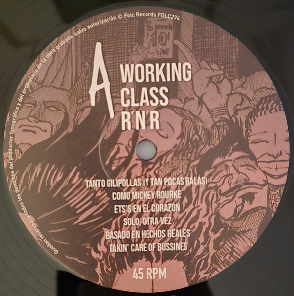 The Bo Derek's - Working Class R'N'R | Folc Records (FOLC274) - 3
