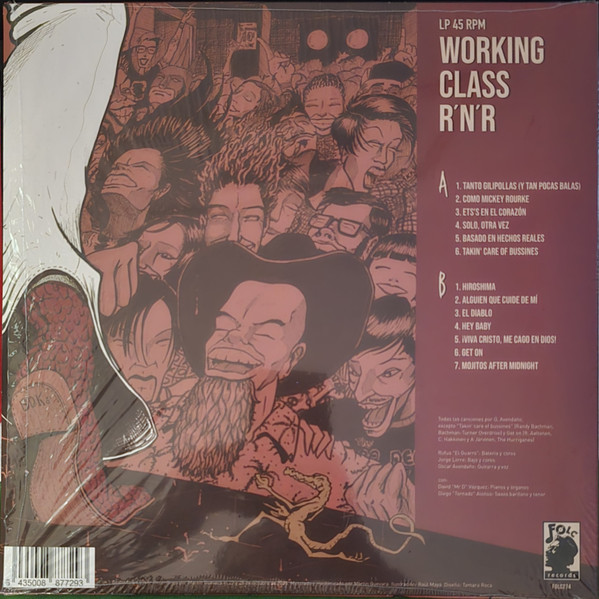 The Bo Derek's - Working Class R'N'R | Folc Records (FOLC274) - 2