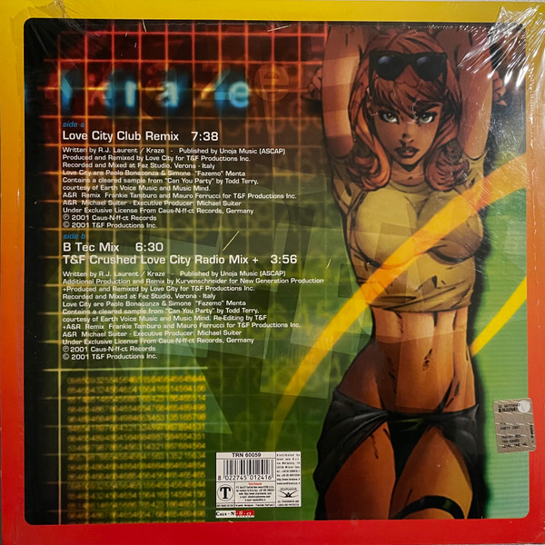 Kraze - The Party 2001 | Train! Records (TRN 60059) - 2