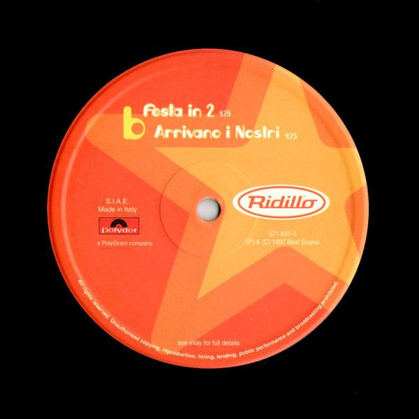 Ridillo - Figli Di Una Buona Stella | Best Sound (571 631-1) - 3 Ridillo - Figli Di Una Buona Stella | Best Sound (571 631-1) - 3