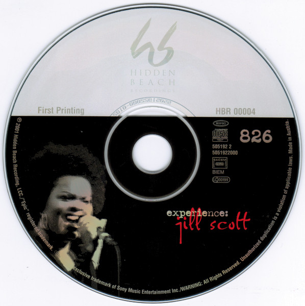 Jill Scott - Experience: Jill Scott 826+ | Hidden Beach Recordings (505192 2) - 3 Jill Scott - Experience: Jill Scott 826+ | Hidden Beach Recordings (505192 2) - 3