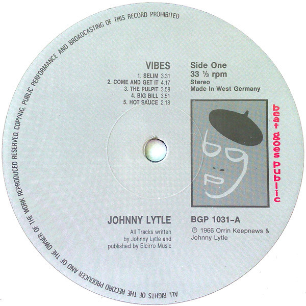 Johnny Lytle - Vibes | BGP Records (BGP 1031)