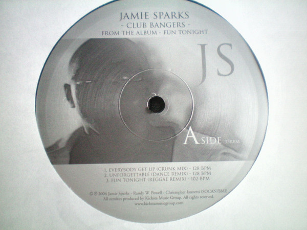 Jamie Sparks - Club Bangers - From The Album - Fun Tonight | Kicksta Music Group (A-769362-V S-55947) Jamie Sparks - Club Bangers - From The Album - Fun Tonight | Kicksta Music Group (A-769362-V S-55947)