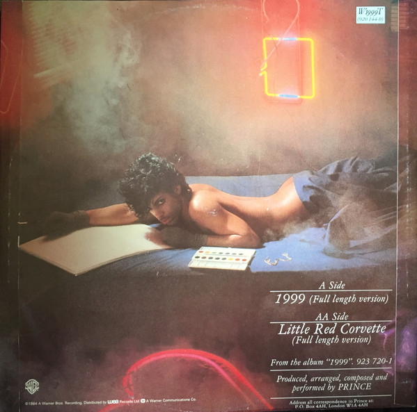 Prince - 1999 / Little Red Corvette | Warner Bros. Records (W1999T) - 2 Prince - 1999 / Little Red Corvette | Warner Bros. Records (W1999T) - 2