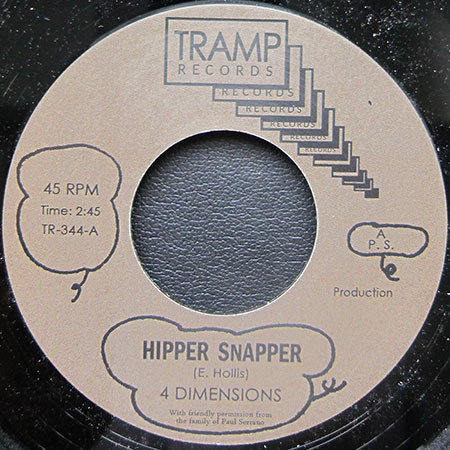 4 Dimensions - Hipper Snapper / 10 O'Clock Soul Meeting | Tramp Records (TR-344) - main