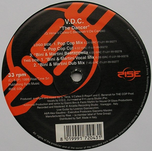 V.D.C. - The Dancer | Rise (RISE 036)