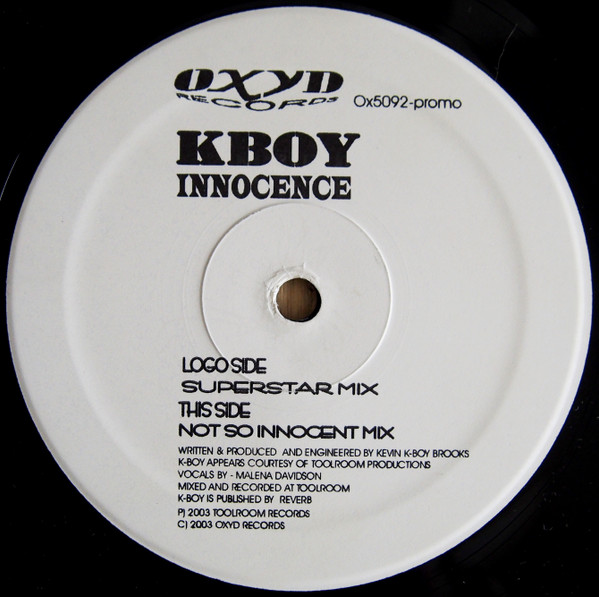Kboy - Innocence | Oxyd Records (OX5092)